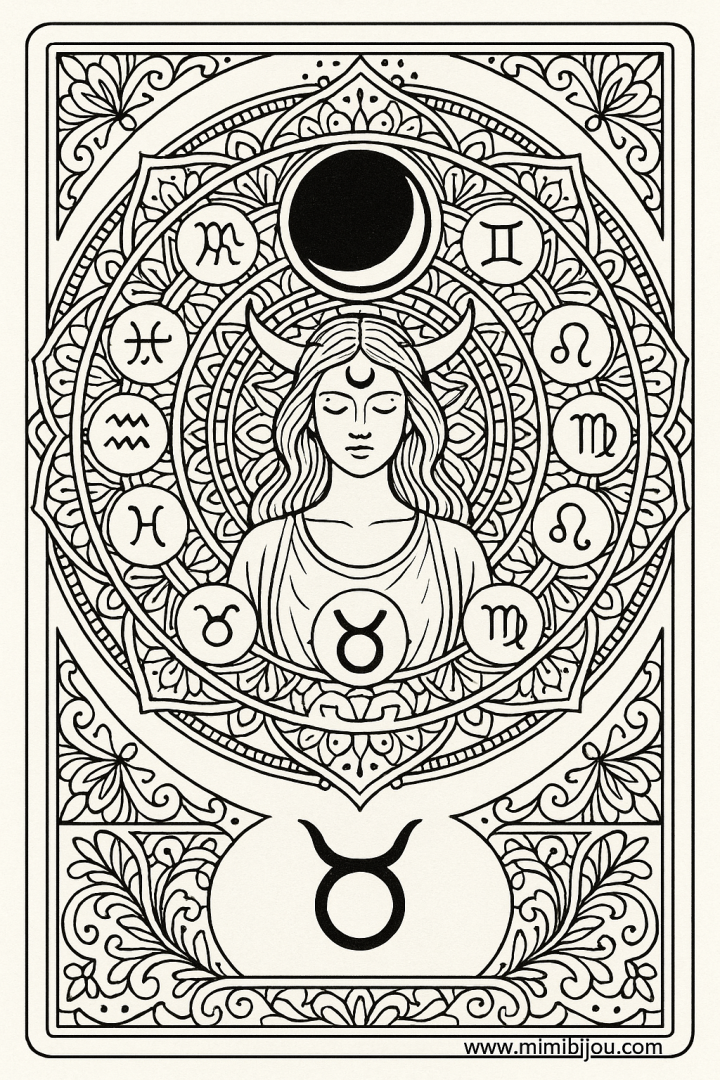 Nov Mesiaca v znamení Býka – rituály, zámery a mandala na stiahnutie